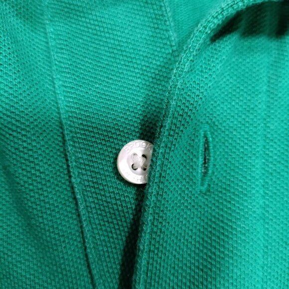 Brooks Brothers Mens Green Polo Shirt Size L Cotton Casual Classic Fit M - Picture 4 of 12